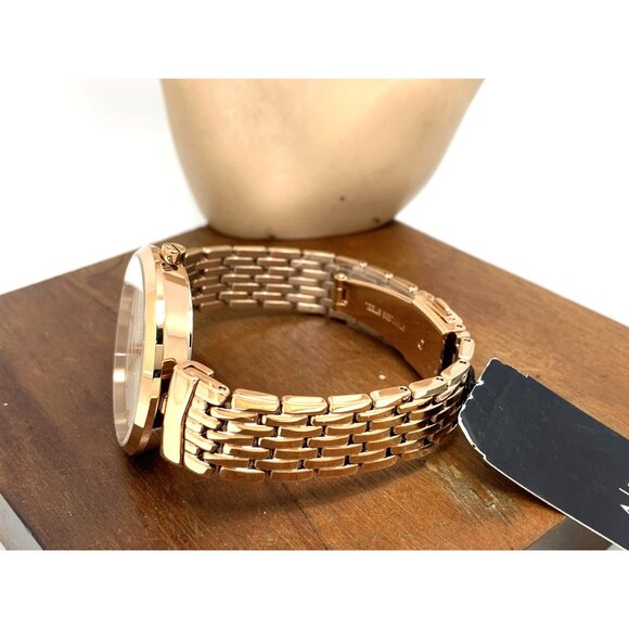 Armani Exchange Women's Watch AX5901 Quartz Rose Gold Stainless Steel 36mm - Picture 8 of 13